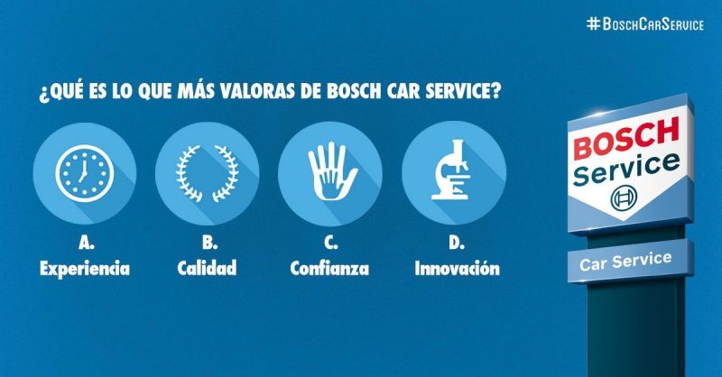 FastCar¿Qué es lo que más valoras de Bosch Car Service